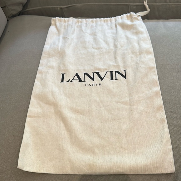 Paris Lanvin Dust Bag travel protection drawstring - Picture 1 of 3